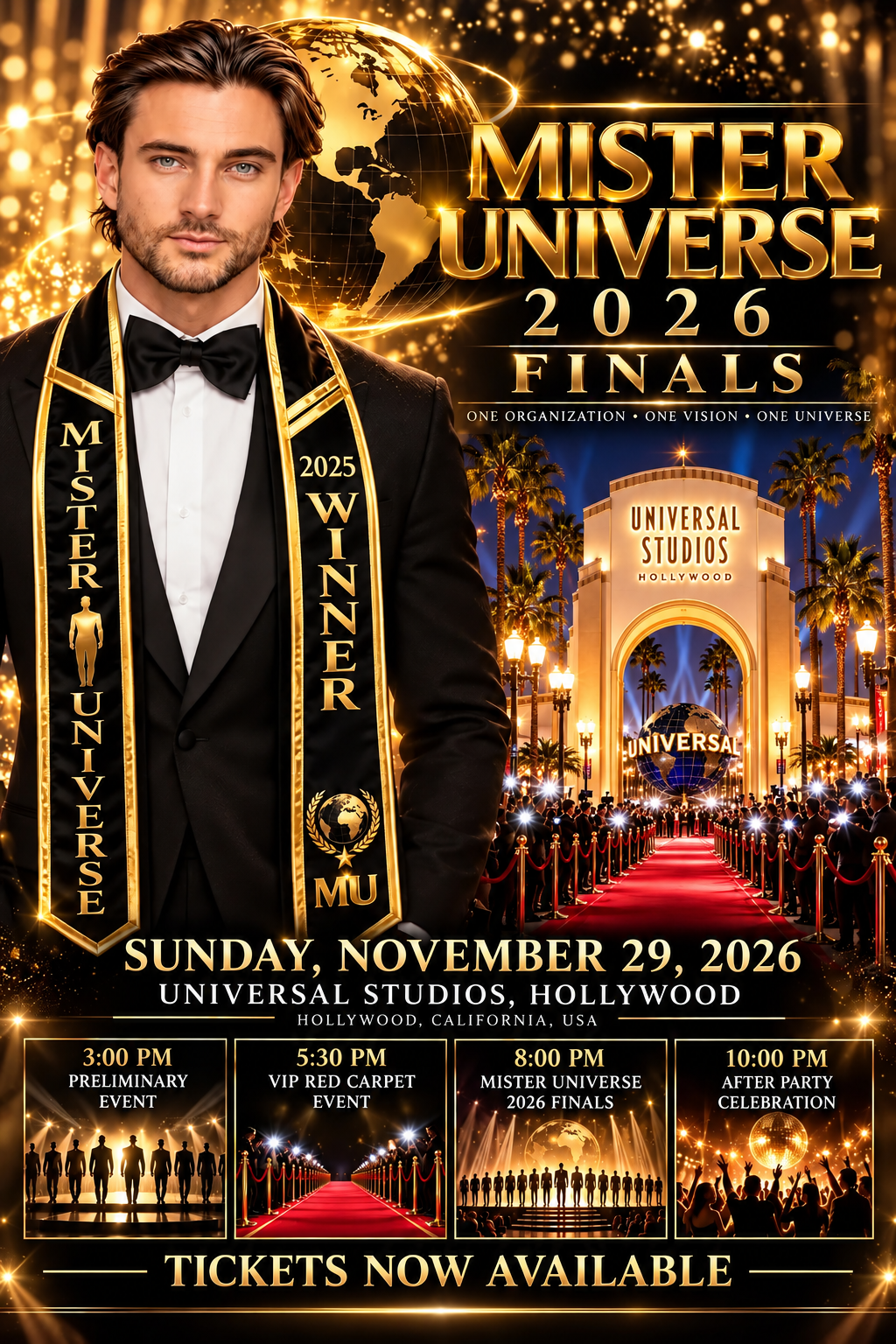 Mister Universe 2026 — Get Tickets | Official Site